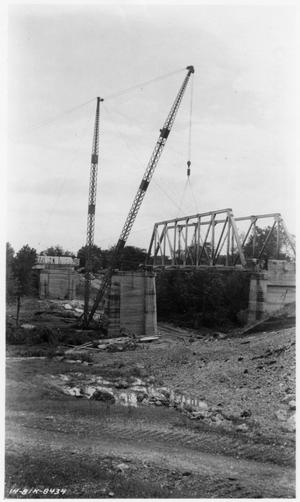 Primary view of object titled '[North San Gabriel River Bridge on U.S. Highway 81]'.