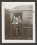 Primary view of [U.S. Army Men on Train Car]