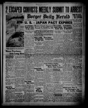 Primary view of object titled 'Borger Daily Herald (Borger, Tex.), Vol. 14, No. 54, Ed. 1 Thursday, January 25, 1940'.