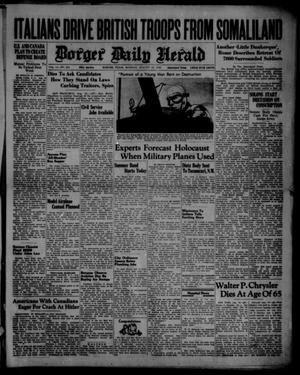Primary view of object titled 'Borger Daily Herald (Borger, Tex.), Vol. 14, No. 231, Ed. 1 Monday, August 19, 1940'.