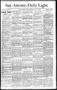 Newspaper: San Antonio Daily Light. (San Antonio, Tex.), Vol. 10, No. 157, Ed. 1…