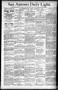 Newspaper: San Antonio Daily Light. (San Antonio, Tex.), Vol. 10, No. 273, Ed. 1…