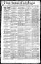 Newspaper: San Antonio Daily Light. (San Antonio, Tex.), Vol. 11, No. 141, Ed. 1…