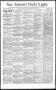 Newspaper: San Antonio Daily Light. (San Antonio, Tex.), Vol. 11, No. 165, Ed. 1…