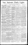 Newspaper: San Antonio Daily Light. (San Antonio, Tex.), Vol. 11, No. 282, Ed. 1…