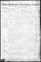 Newspaper: San Antonio Sunday Light (San Antonio, Tex.), Vol. 17, No. 104, Ed. 1…
