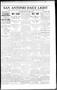 Newspaper: San Antonio Daily Light (San Antonio, Tex.), Vol. 17, No. 116, Ed. 1 …