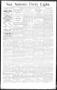 Newspaper: San Antonio Daily Light. (San Antonio, Tex.), Vol. 13, No. 267, Ed. 1…