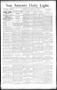 Newspaper: San Antonio Daily Light. (San Antonio, Tex.), Vol. 14, No. 62, Ed. 1 …