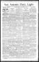 Newspaper: San Antonio Daily Light. (San Antonio, Tex.), Vol. 14, No. 209, Ed. 1…