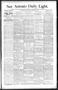 Newspaper: San Antonio Daily Light. (San Antonio, Tex.), Vol. 14, No. 260, Ed. 1…