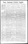 Newspaper: San Antonio Daily Light. (San Antonio, Tex.), Vol. 14, No. 275, Ed. 1…