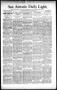 Newspaper: San Antonio Daily Light. (San Antonio, Tex.), Vol. 15, No. 176, Ed. 1…