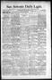 Newspaper: San Antonio Daily Light. (San Antonio, Tex.), Vol. 15, No. 223, Ed. 1…