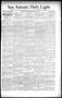 Newspaper: San Antonio Daily Light. (San Antonio, Tex.), Vol. 15, No. 316, Ed. 1…