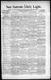 Newspaper: San Antonio Daily Light. (San Antonio, Tex.), Vol. 15, No. 326, Ed. 1…