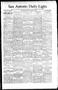 Newspaper: San Antonio Daily Light. (San Antonio, Tex.), Vol. 16, No. 60, Ed. 1 …