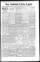 Newspaper: San Antonio Daily Light. (San Antonio, Tex.), Vol. 16, No. 68, Ed. 1 …