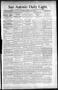 Newspaper: San Antonio Daily Light. (San Antonio, Tex.), Vol. 16, No. 196, Ed. 1…
