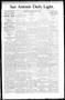 Newspaper: San Antonio Daily Light. (San Antonio, Tex.), Vol. 16, No. 234, Ed. 1…