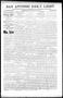 Newspaper: San Antonio Daily Light (San Antonio, Tex.), Vol. 16, No. 302, Ed. 1 …