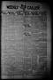 Thumbnail image of item number 1 in: 'Weekly Corpus Christi Caller (Corpus Christi, Tex.), Vol. 25, No. 31, Ed. 1 Friday, July 24, 1908'.
