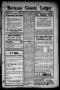 Thumbnail image of item number 1 in: 'Burleson County Ledger and News-Chronicle (Caldwell, Tex.), Vol. 36, No. 3, Ed. 1 Friday, March 18, 1921'.