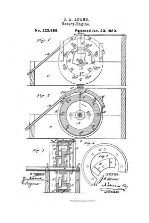 Primary view of object titled 'Rotary-Engine.'.