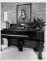 Photograph: [Jane Long's Piano in the museum.]