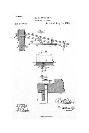 Primary view of object titled 'Awning Bracket.'.