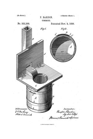 Primary view of object titled 'Commode.'.