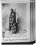 Photograph: [Portrait of a Kiowa Woman Carrying a Papoose]