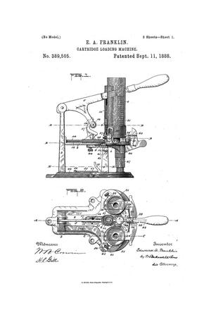 Primary view of object titled 'Cartridge-Loading Machine'.