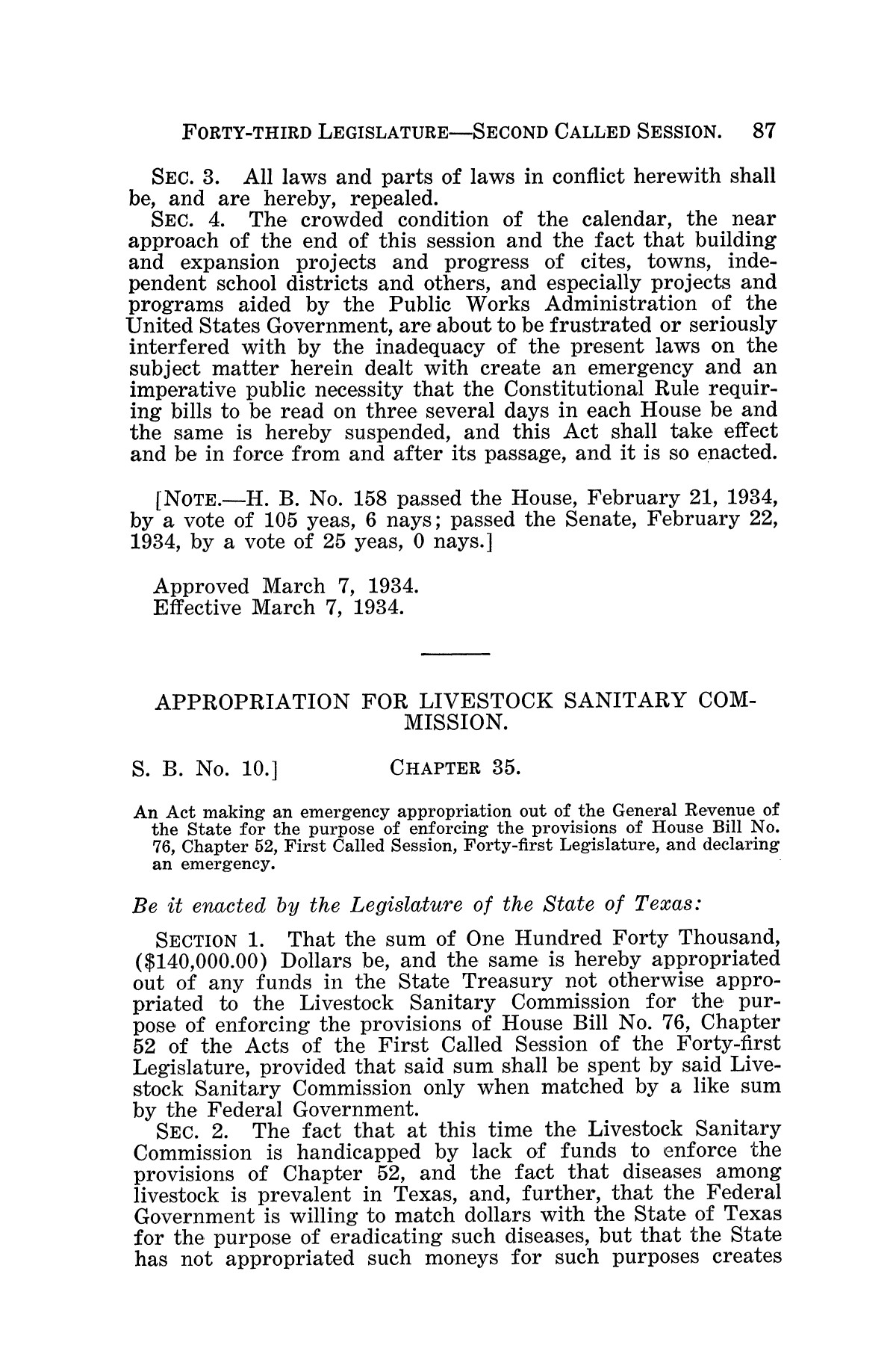 The Laws of Texas, 1934-1935 [Volume 29]
                                                
                                                    [Sequence #]: 97 of 2086
                                                