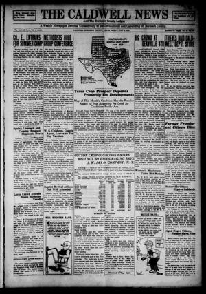 Primary view of object titled 'The Caldwell News and The Burleson County Ledger (Caldwell, Tex.), Vol. 49, No. 15, Ed. 1 Friday, July 6, 1928'.