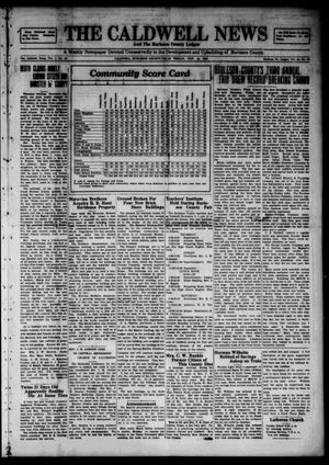 Primary view of object titled 'The Caldwell News and The Burleson County Ledger (Caldwell, Tex.), Vol. 49, No. 35, Ed. 1 Friday, November 16, 1928'.