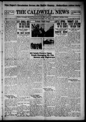 Primary view of object titled 'The Caldwell News and The Burleson County Ledger (Caldwell, Tex.), Vol. 43, No. 100, Ed. 1 Friday, February 1, 1929'.