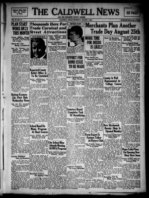 Primary view of object titled 'The Caldwell News and The Burleson County Ledger (Caldwell, Tex.), Vol. 50, No. 19, Ed. 1 Thursday, August 1, 1935'.