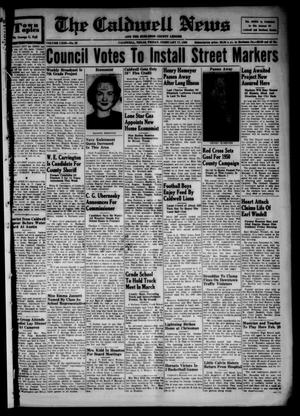 Primary view of object titled 'The Caldwell News and The Burleson County Ledger (Caldwell, Tex.), Vol. 63, No. 29, Ed. 1 Friday, February 17, 1950'.