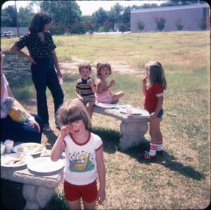 Primary view of object titled '[Children's Picnic Concludes Summer Reading Program]'.