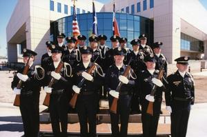 Primary view of object titled '[APD Honor Guard, ca. 1992]'.