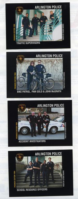 Primary view of object titled '[APD trading cards (4 horizontal prints), 1994]'.