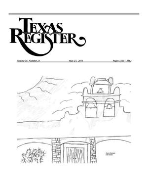 Primary view of object titled 'Texas Register, Volume 36, Number 21, Pages 3223-3362, May 27, 2011'.