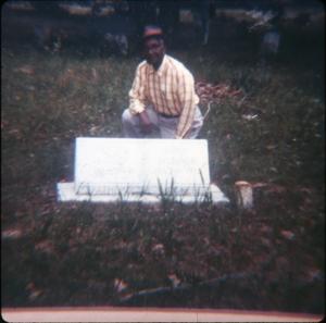 Primary view of object titled '[Working a Cemetery in Harrison County]'.