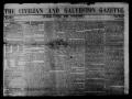 Newspaper: The Civilian and Galveston Gazette. (Galveston, Tex.), Vol. 13, Ed. 1…