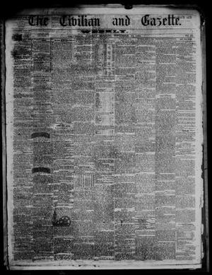 Primary view of object titled 'The Civilian and Gazette. Weekly. (Galveston, Tex.), Vol. 23, No. 23, Ed. 1 Tuesday, September 11, 1860'.