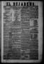 Newspaper: El Bejareño. (San Antonio, Tex.), Vol. 1, No. 25, Ed. 1 Saturday, Dec…