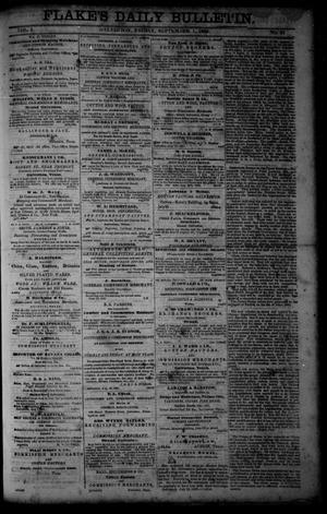 Primary view of object titled 'Flake's Daily Bulletin. (Galveston, Tex.), Vol. 1, No. 67, Ed. 1 Friday, September 1, 1865'.