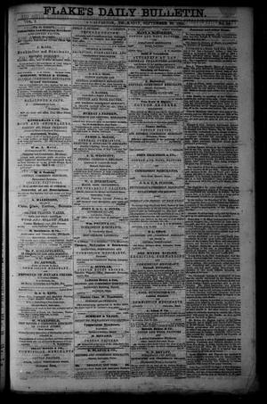 Primary view of object titled 'Flake's Daily Bulletin. (Galveston, Tex.), Vol. 1, No. 90, Ed. 1 Thursday, September 28, 1865'.