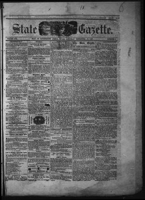 Primary view of object titled 'Texas State Gazette. (Austin, Tex.), Vol. 13, No. 6, Ed. 1 Saturday, September 14, 1861'.